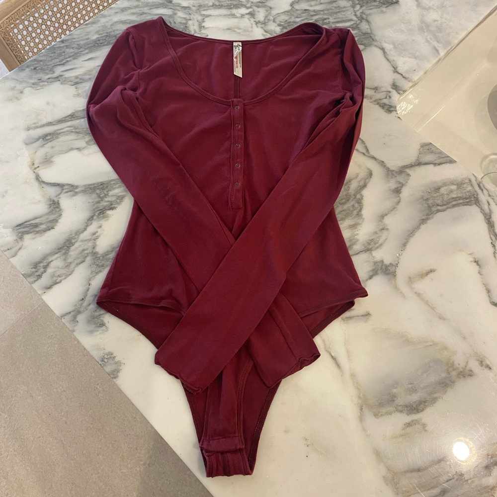 Free People Henley Bodysuit